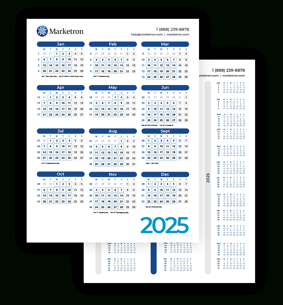 Broadcast Calendars | Marketron | 2025 Broadcast Calendar Printable