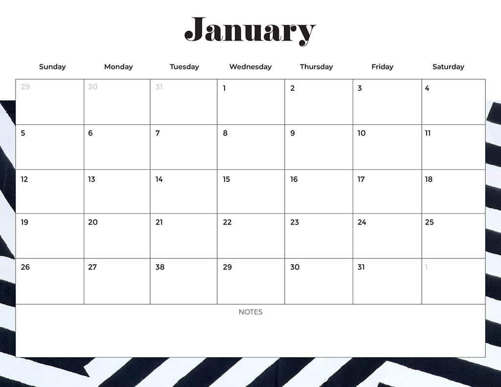 Free 2025 Calendars — 80 Beautiful &amp;amp; Printable Options For You! | 2025 Calendar 2025 Printable Monthly