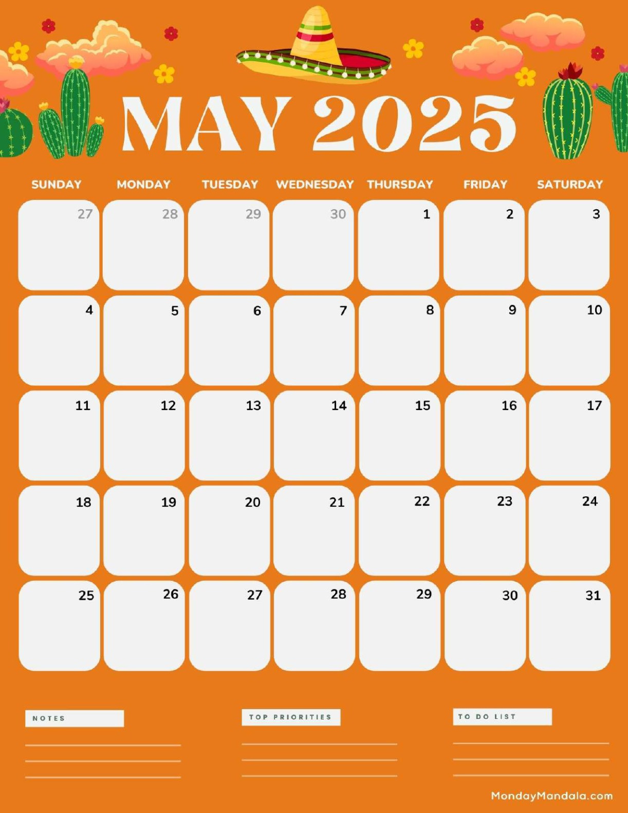 May 2025 Calendar (52 Free Pdf Printables) | May 2025 Calendar Printable Vertical