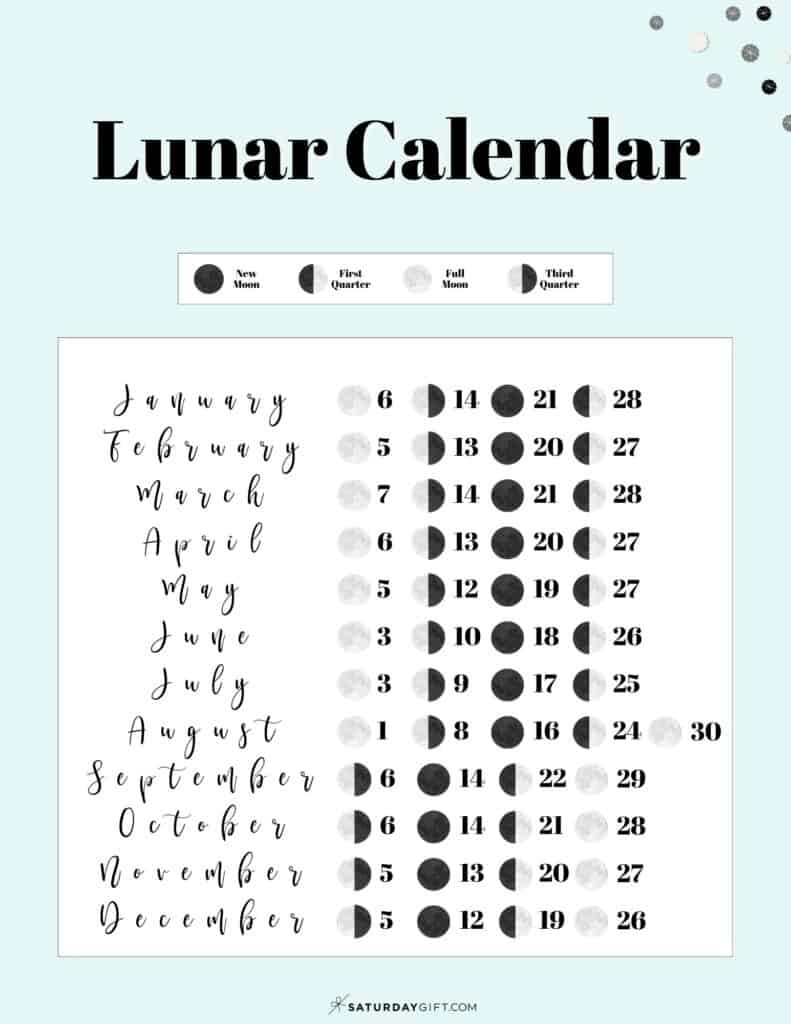 Moon Observation Journal - Log The Phases Of The Moon (Free | Free Printable Moon Phase Calendar 2025