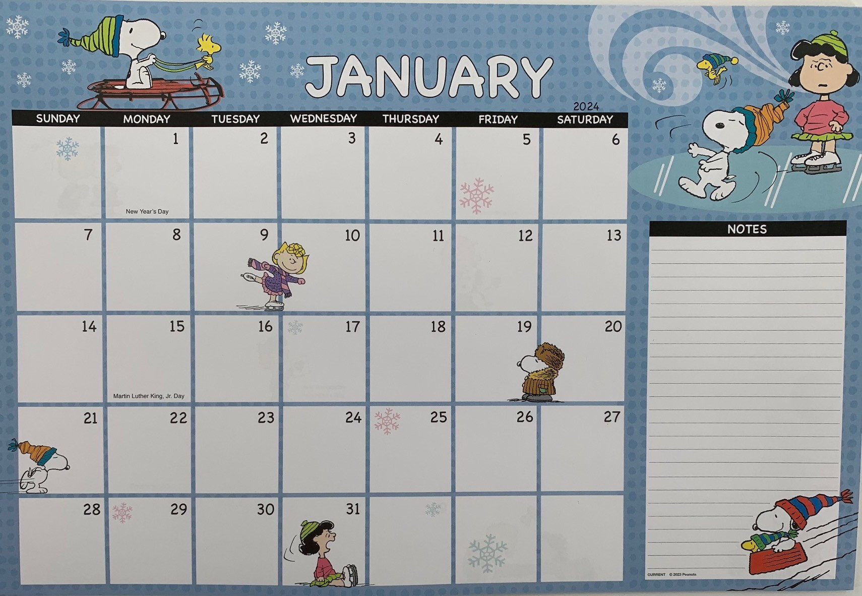 Peanuts Gang 2024-2025 Calendar | Calendar 2025