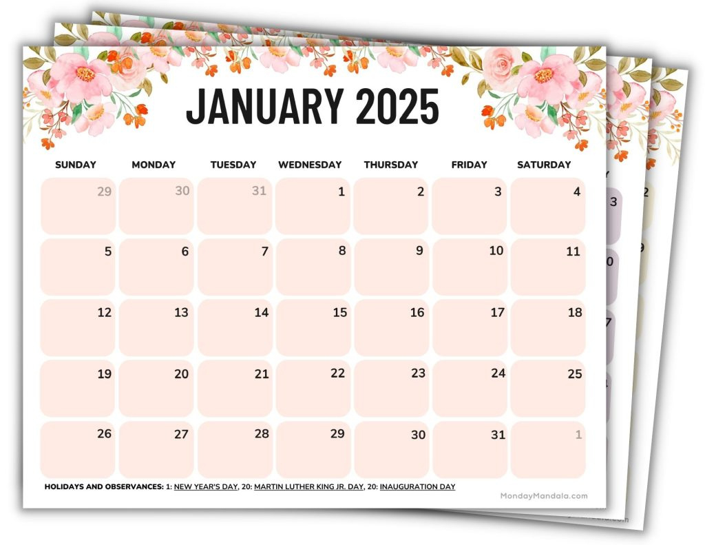 Printable Calendars For 2024 &amp;amp; 2025 (Free Pdfs) | Calendar 2025