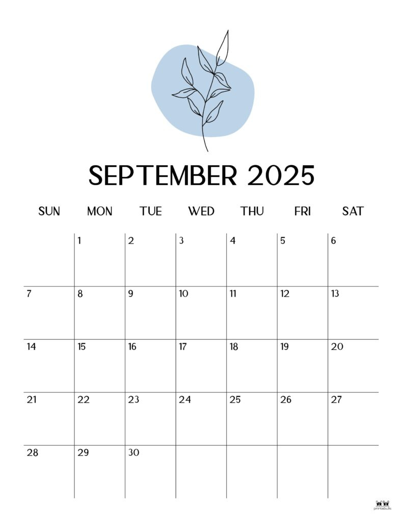 September 2025 Calendars - 107 Free Printables | Printabulls | Calendar 2025