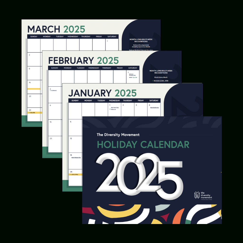 2025 Diversity Holidays Calendar - The Diversity Movement |  Calendar 2025