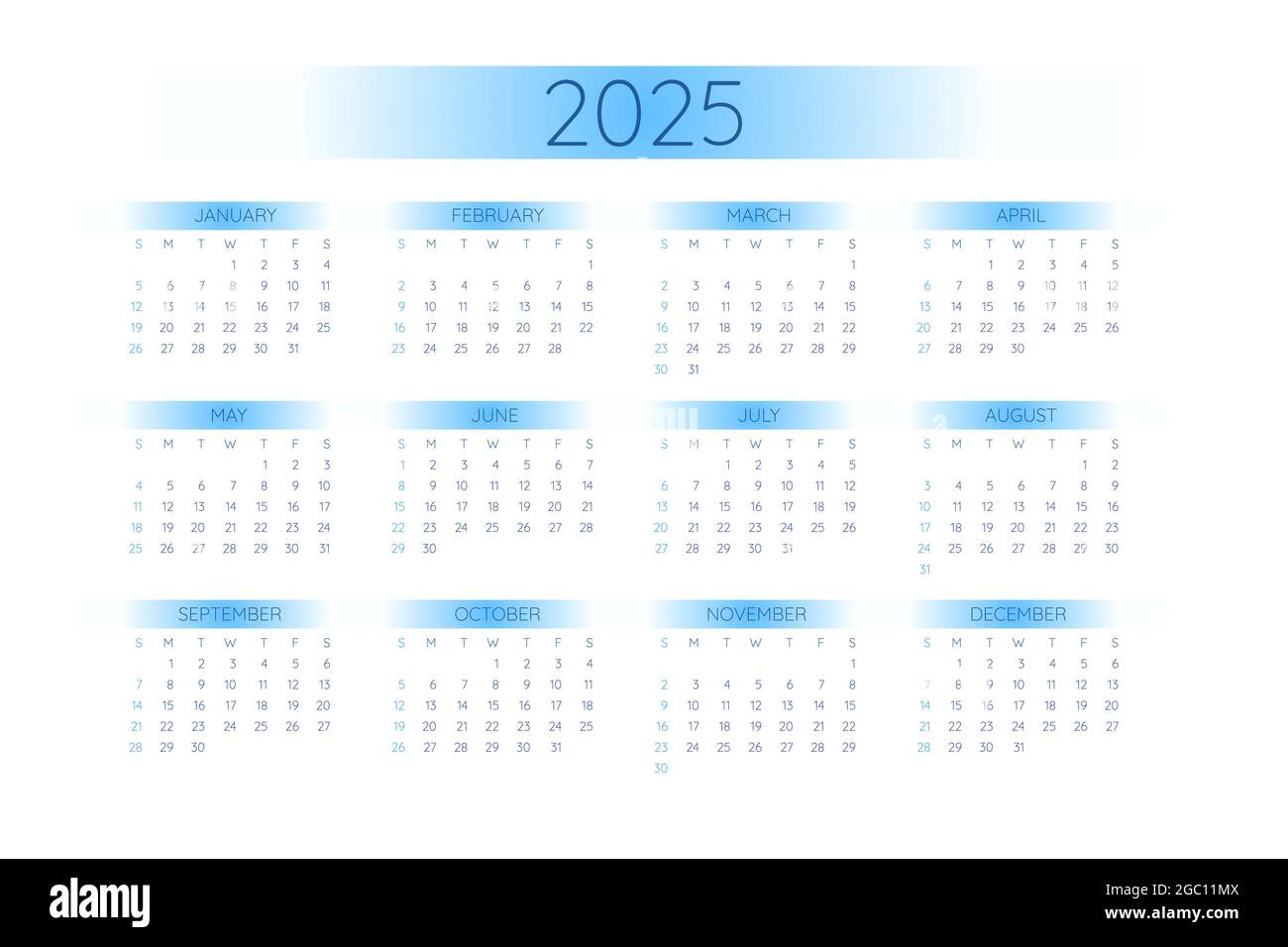 2025 Pocket Calendar Template In Strict Minimalistic Style With | Calendar 2025