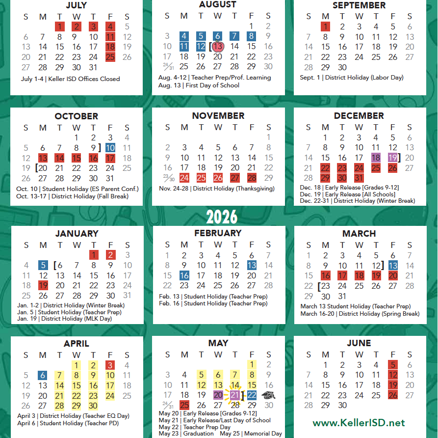 Board Approves 2025-26 Instructional Calendar | Default News Page | Kisd Calendar 24 25 Printable