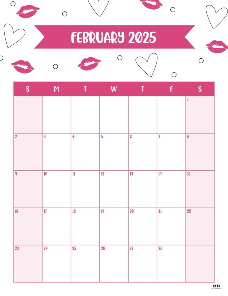 February 2025 Calendars - 107 Free Printables | Printabulls | Calendar 2025