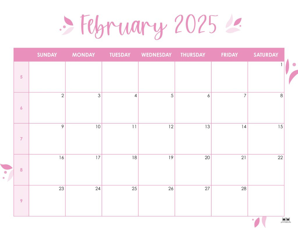 February 2025 Calendars - 107 Free Printables | Printabulls | Calendar 2025