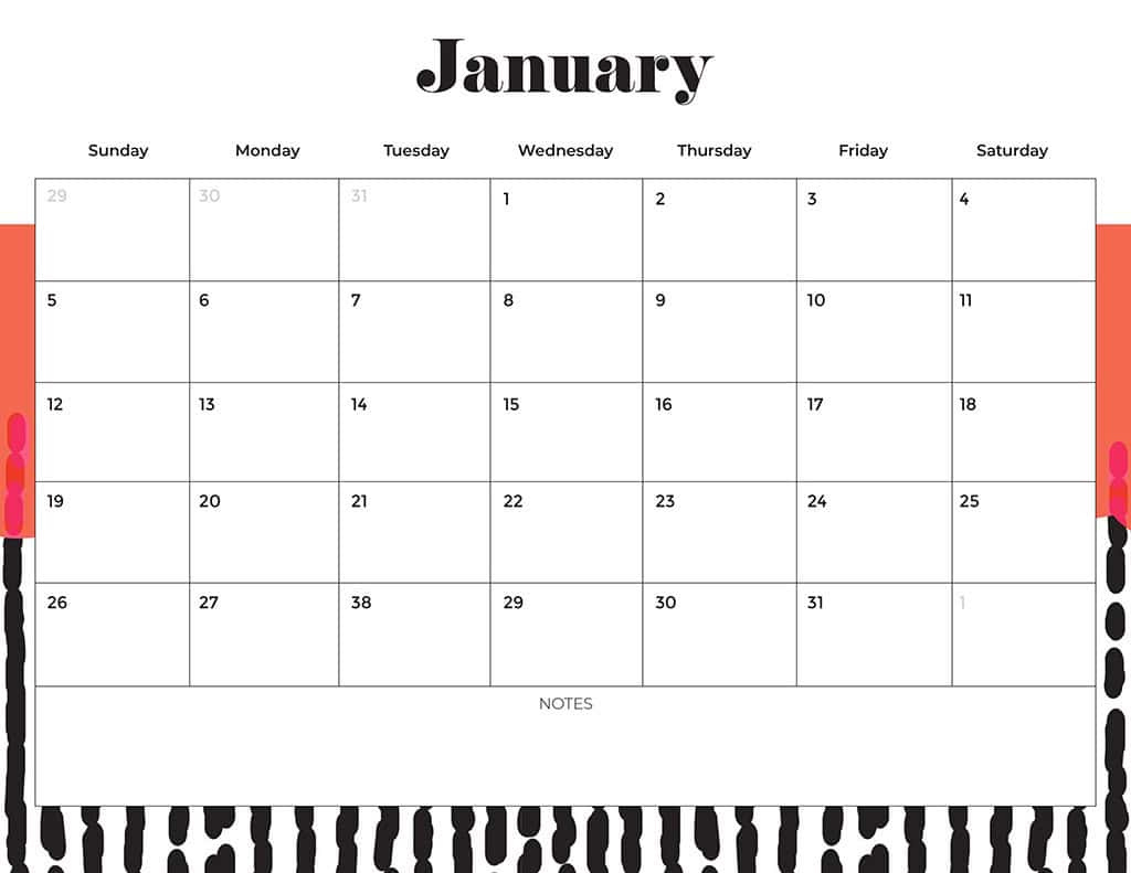 Free 2025 Calendars — 80 Beautiful &amp;amp; Printable Options For You! | Calendar 2025