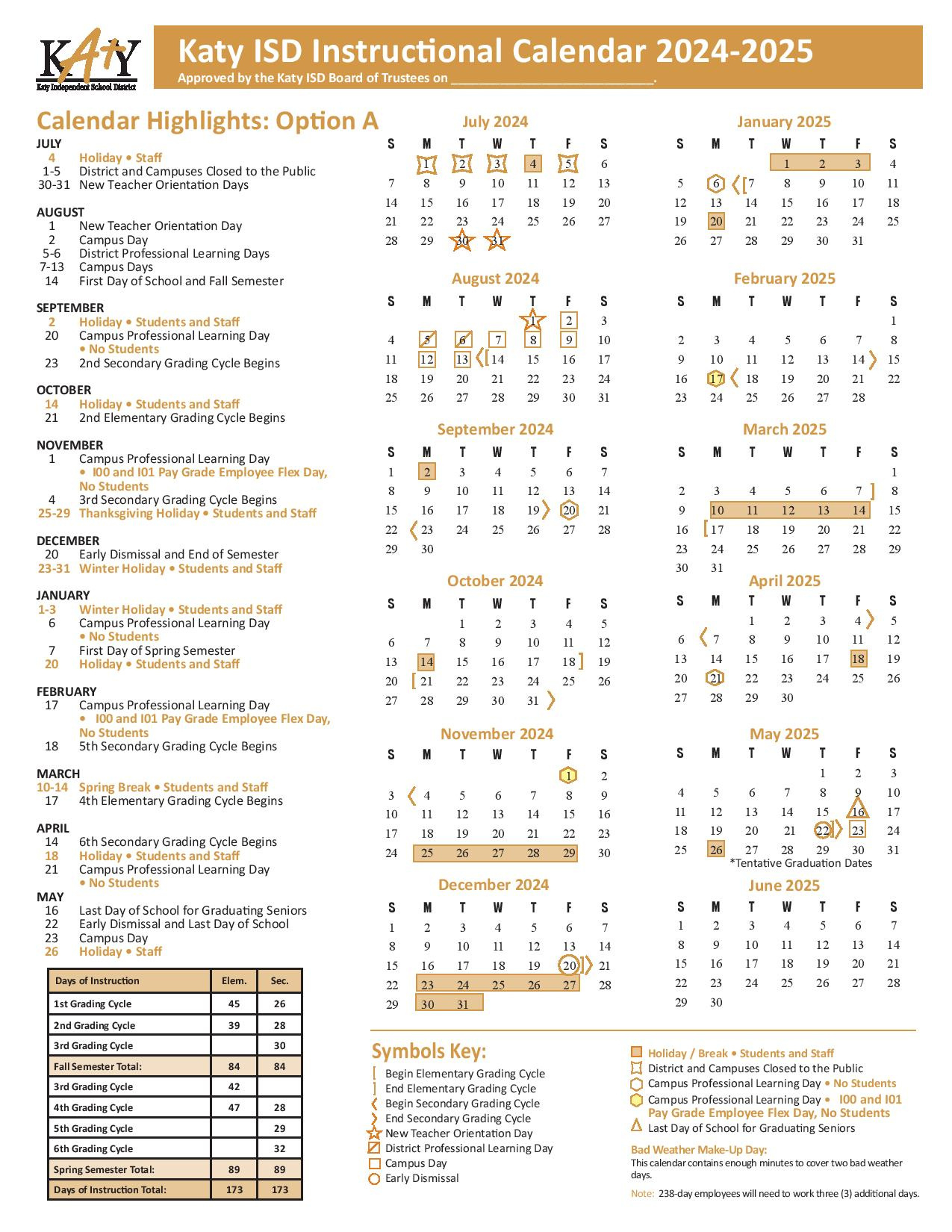 Kisd Calendar 24-25 - Calendar | Kisd Calendar 24 25 Printable