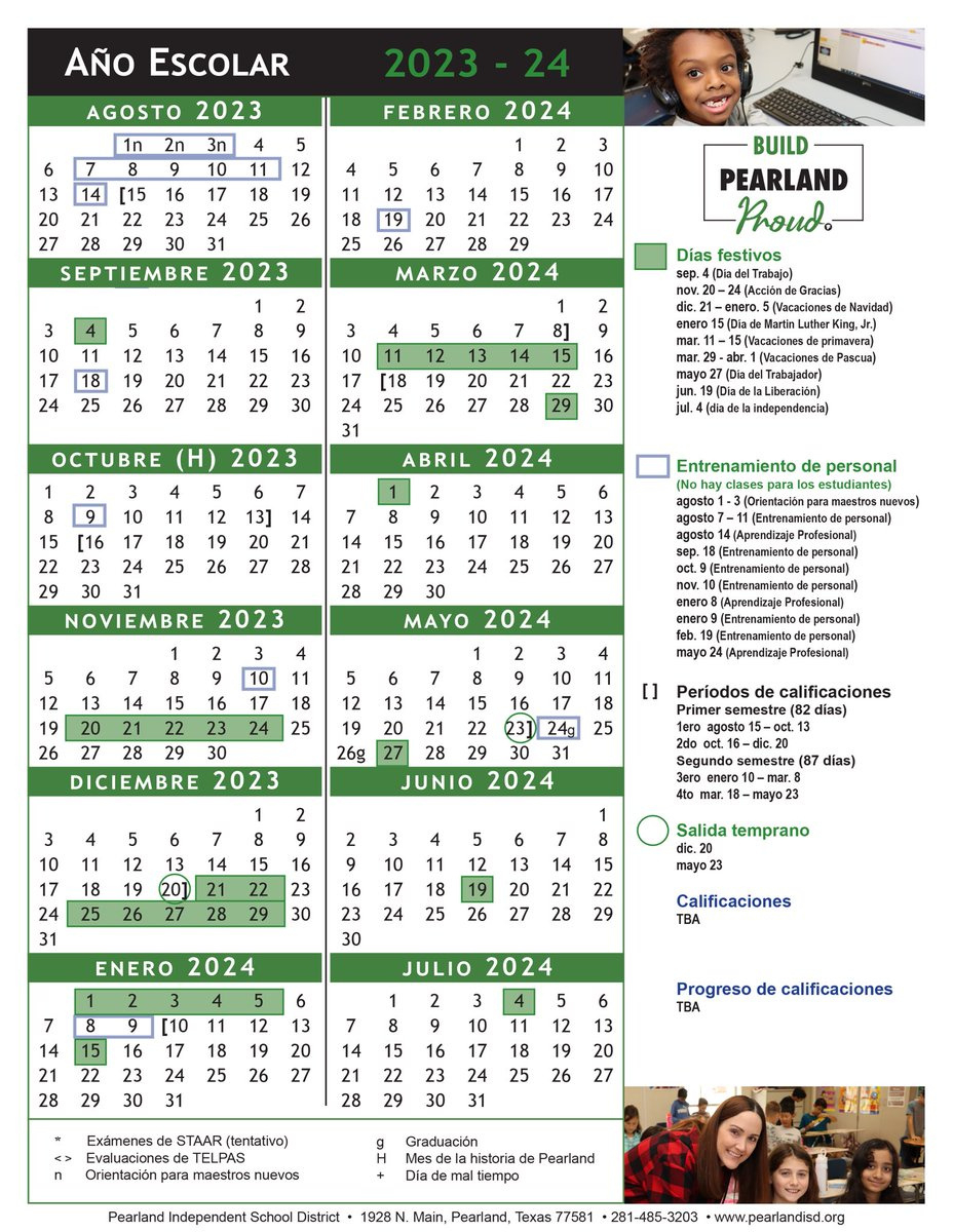 Pearland Isd On X: &quot;The Board Of Trustees Approved The 2023-24 | Pearland Isd Calendar 2024 - 2025 Printable