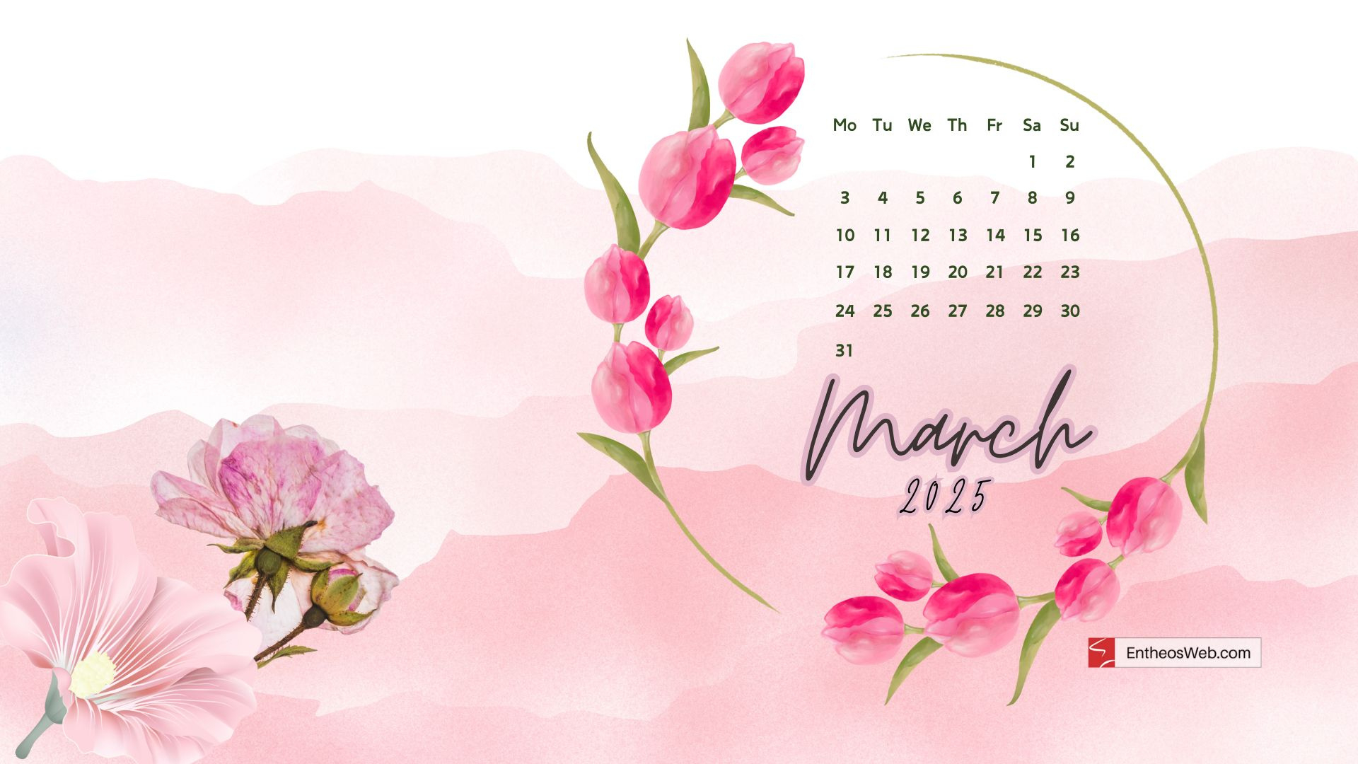 Free March 2025 Desktop Wallpaper Calendars | Entheosweb | Calendar 2025