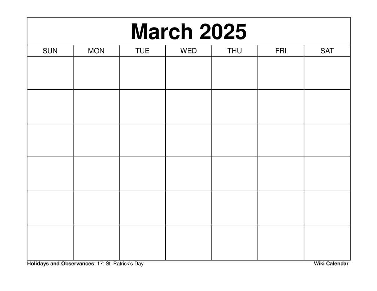 March 2025 Calendar - Printable Templates &amp; More |  Calendar 2025