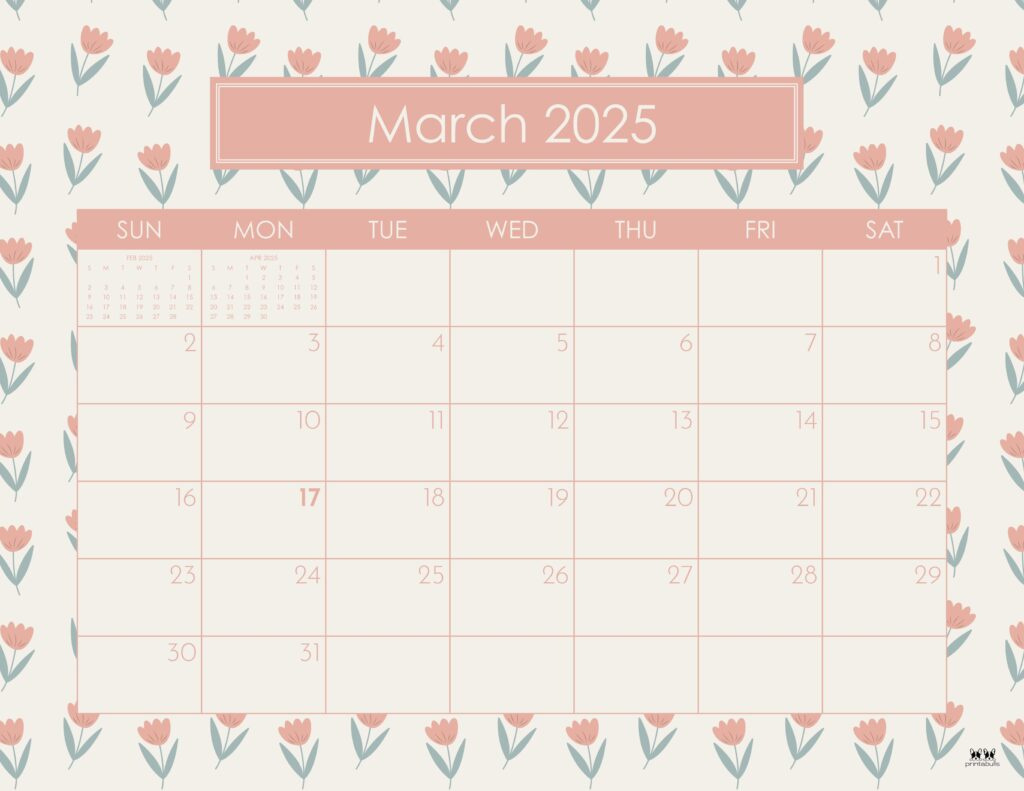 March 2025 Calendars - 107 Free Printables | Printabulls | Calendar 2025