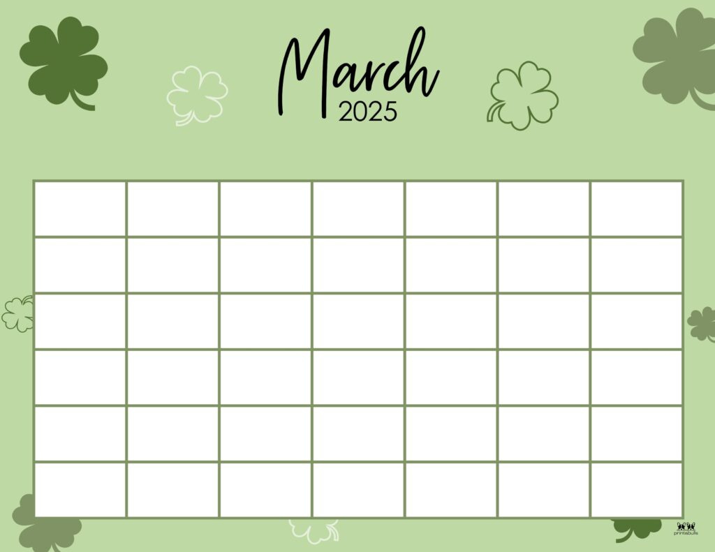 March 2025 Calendars - 107 Free Printables | Printabulls | March Printable Calendar 2025 Free