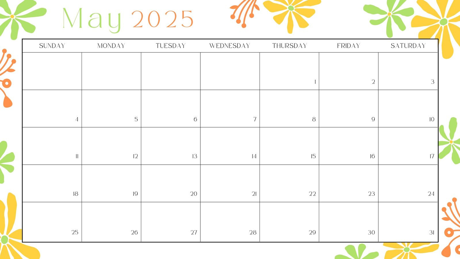 Free To Edit And Print May 2025 Calendar Templates | Canva |  Calendar 2025