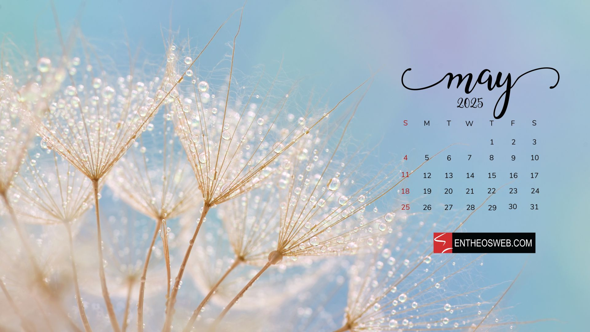 May 2025 Calendar Desktop Wallpaper &amp;amp; Screensavers | Entheosweb | May 2025 Desktop Calendar